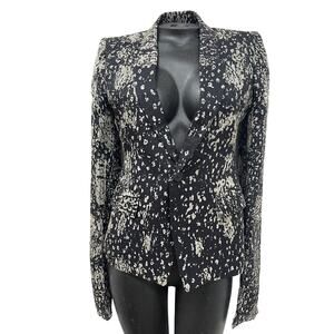 RIck Owens Giacca 60 CM Soft Blazer in Black Pearl 38